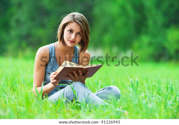 Against Background Green Meadow Grass Meadow Stock Photo (Edit Now ...