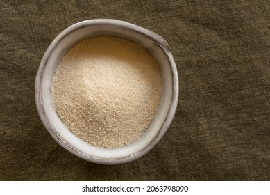 Agar Agar Powder In A Bowl