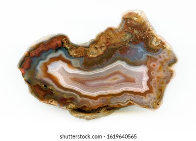 Agate Isolated On White Background