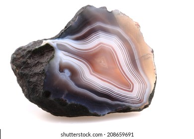 Agate Isolated On White Background