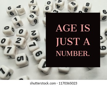 Age Is Just A Number Quote