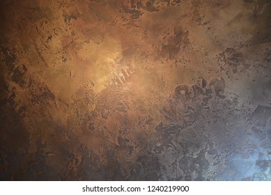 Aged Bronze Decorative Plaster Texture