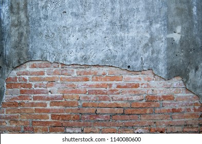 Aged Cracked Chipped Stucco Wall Area Stock Photo 1140080600 | Shutterstock