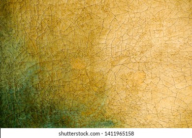 Aged And Cracked Oil Painting Background And Texture