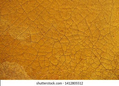 Aged And Cracked Oil Painting Background And Texture