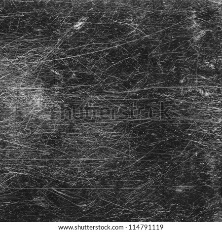Aged metal plate, scratched texture, abstract background 