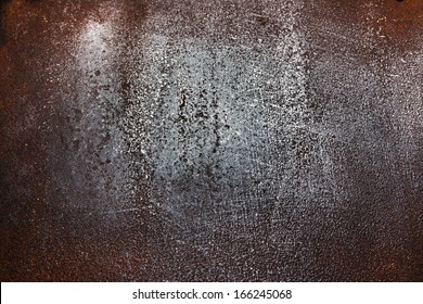Aged metal texture, iron background. 