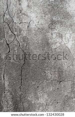 Aged plaster wall