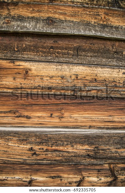 Aged Spruce Pine Wood Plank Wall Stock Photo Edit Now 692335705