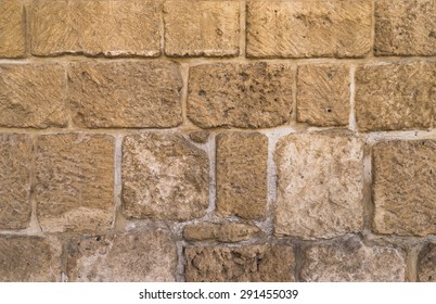 Aged Stone Wall Texture Or Background. Large Resolution