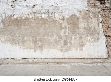 Aged Street Wall Background, Texture