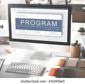 Agenda Appointment Plan Program Timetable Concept