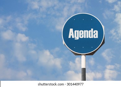 Agenda Sign
