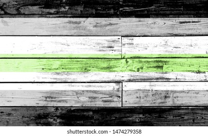 Agender Pride Flag Painted On Wooden Stock Photo Edit Now