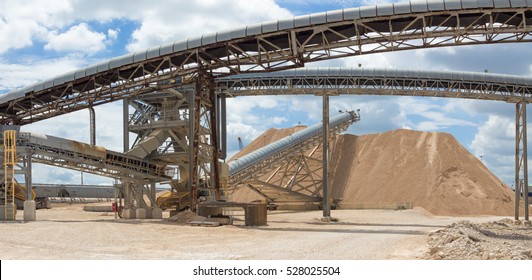 Aggregate and conveyors.