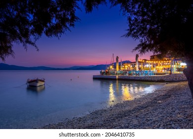 Agia Kiriaki is a traditional fishing village and harbor of Trikeri, Magnesia, Pelion, Greece. 