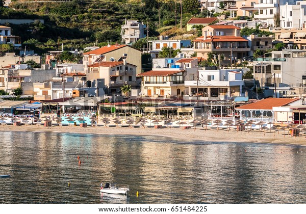 Agia Pelagia Small Coastal Town Lovely Stock Photo Edit Now