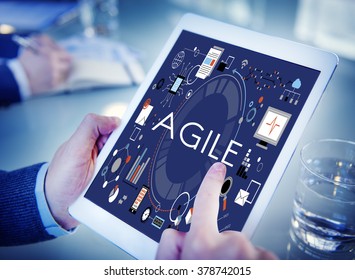 Agile Agility Nimble Quick Fast Concept