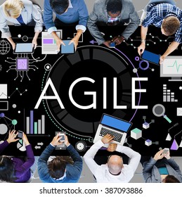 Agile Agility Nimble Quick Fast  Concept