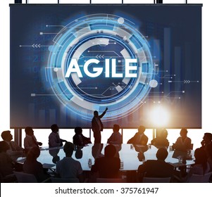 Agile Fast Quick Nimble Technology Agility Concept