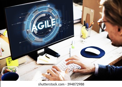 Agile Fast Quick Nimble Technology Agility Concept