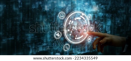 Agile management, the principles of agile software development and lean management to various management processes, product development lifecycle and project management. Change driven concept.