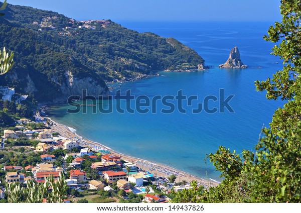 Agios Gordios Beach Corfu Island Greece Stock Photo Edit Now 149437826