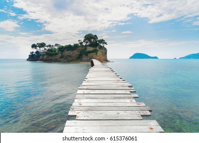 Agios Sostis island, Beautiful landscape of Zakinthos island, Greece - Shutterstock ID 615376061