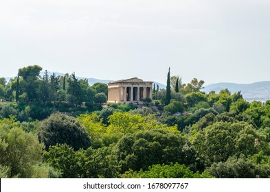 The Agora In Athens, Greece