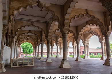 Agra, Uttar Pradesh / India - August 15 2019 : Agra Fort