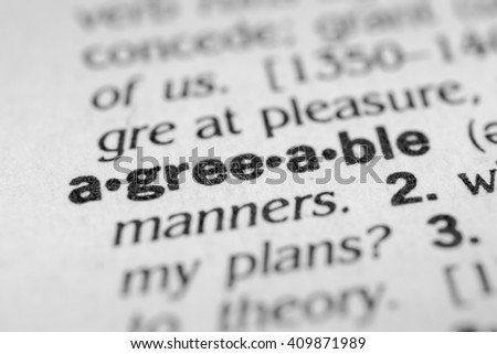 Agreeable