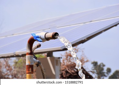 Agricultural Equipment Field Irrigation Water Jet Stock Photo ...