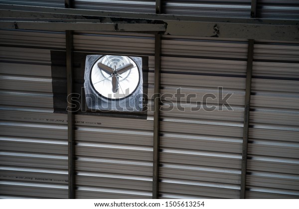 Agricultural Farm Fan On Ceiling Stock Photo Edit Now 1505613254