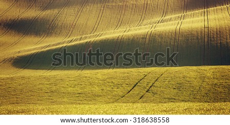 Similar – beautiful hills at sunset