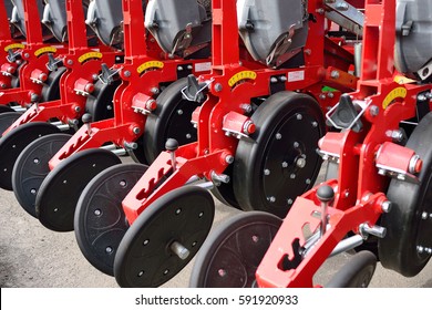 Agricultural machinery in agricultural fair