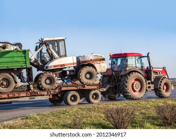 Agricultural Machinery On The Road