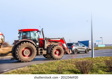 Agricultural Machinery On The Road