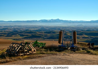 Agricultural Machinery Parts In The Sun