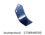 Agricultural Rotary Blade harvester blade for farm  placed on white isolated background equipment