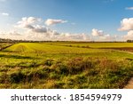 Agricultural scenery. Fields in Zaventem, Belgium