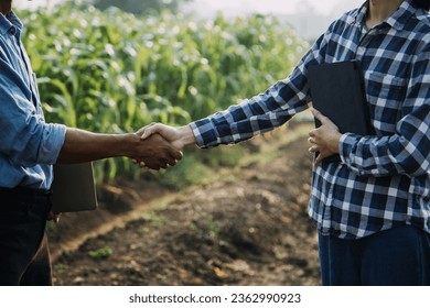 Agriculturist utilize the core data network in the Internet from the mobile to validate, test, and select the new crop method. Young farmers and tobacco farming