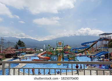 Agrokusuma Waterpark Malangeast Java Indonesia July Stock Photo ...