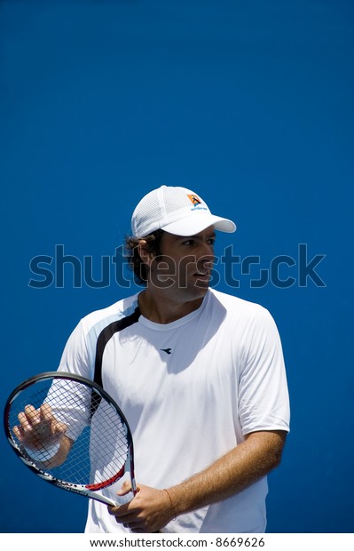 Agustin Calleri Australian Open 2008 Stock Photo Edit Now 8669626