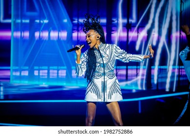 Ahoy Rotterdam, The Netherlands - May 18th 2021 - Eurovision Song Contest - Performance Of Eden Alene