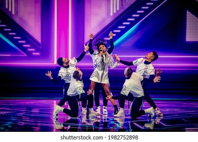 Ahoy Rotterdam, The Netherlands - May 18th 2021 - Eurovision Song Contest - Performance Of Eden Alene