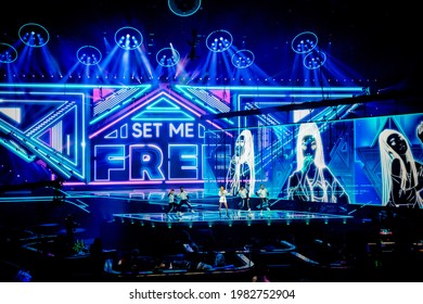 Ahoy Rotterdam, The Netherlands - May 18th 2021 - Eurovision Song Contest - Performance Of Eden Alene