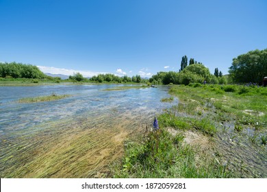 Ahuriri River At Omarama, Central Otago