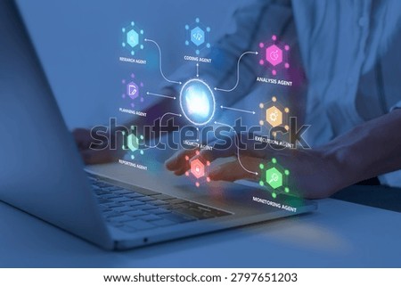 AI Agent Orchestration System Managing Multiple Autonomous AI Agents