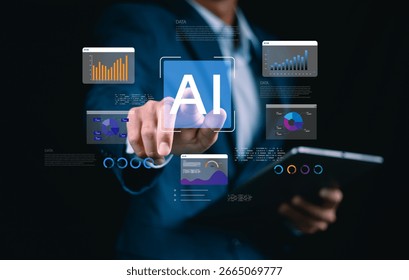 AI agent for workflow and data analytics management. Technology system for digital process automation, real-time data dashboard, and intelligent business decision support.