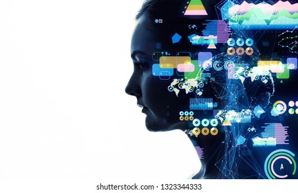 AI (artificial Intelligence) concept. - Shutterstock ID 1323344333